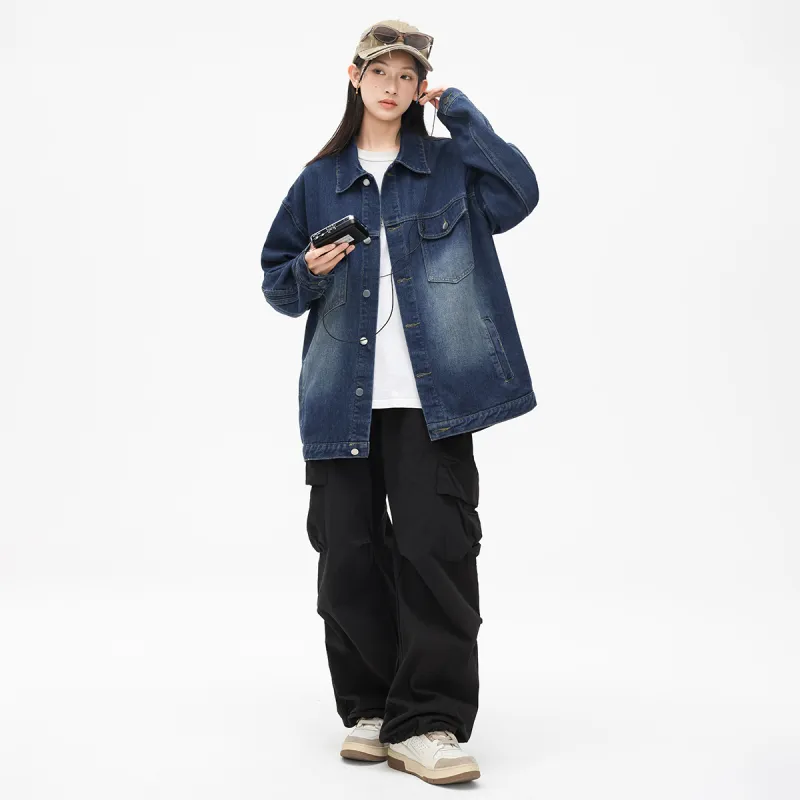 Ice Flying Denim Jackets Unisex-15