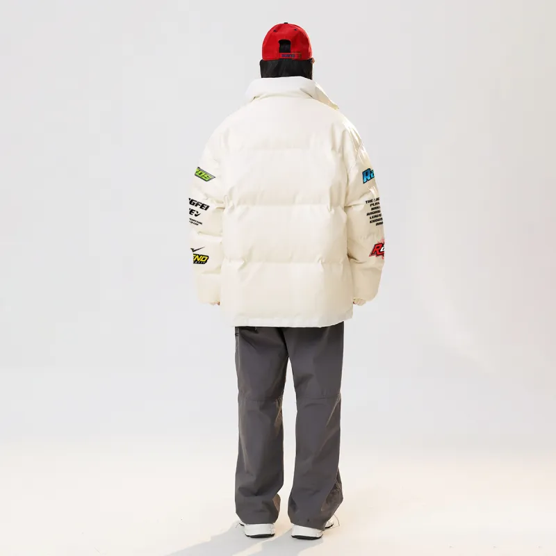 Ice Flying Puffer Jacket Unisex-13