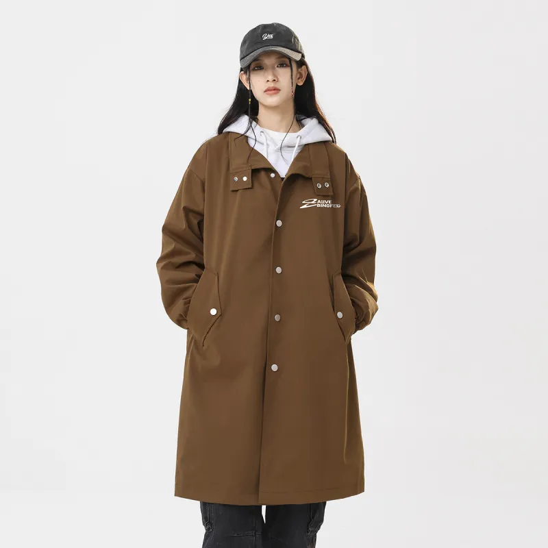 Ice flying Trench Coats Unisex-16