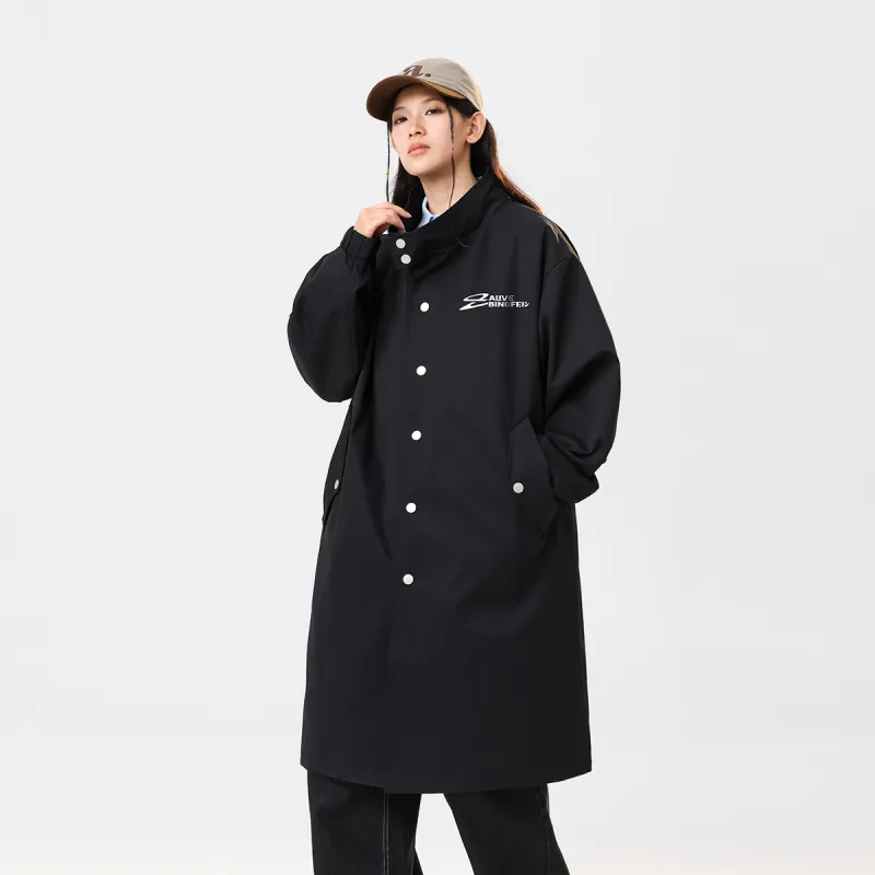 Ice flying Trench Coats Unisex-2