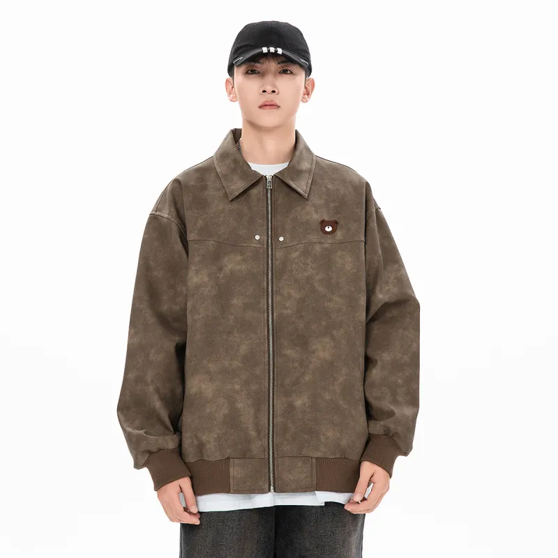 Ice Flying Leather Jacket Unisex-11