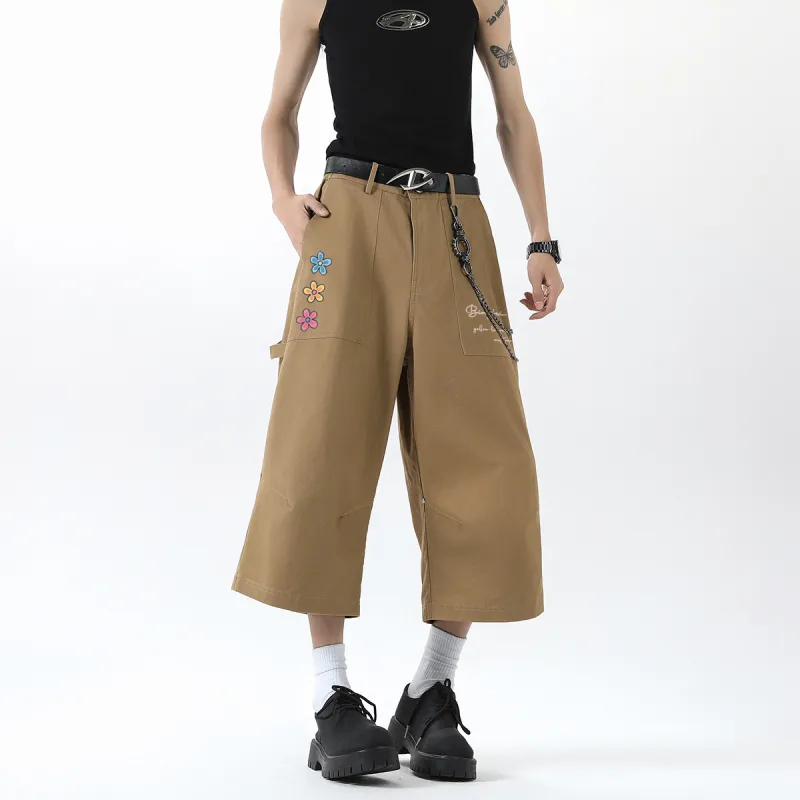 Ice flying Cargo Shorts Unisex-12
