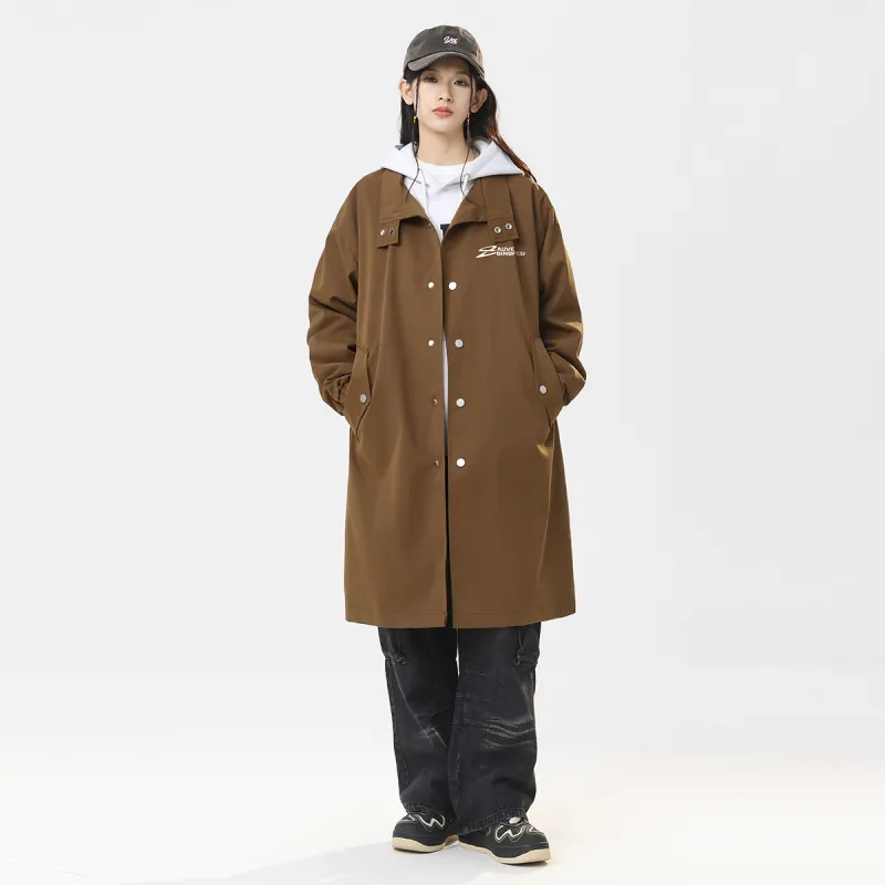 Ice flying Trench Coats Unisex-18
