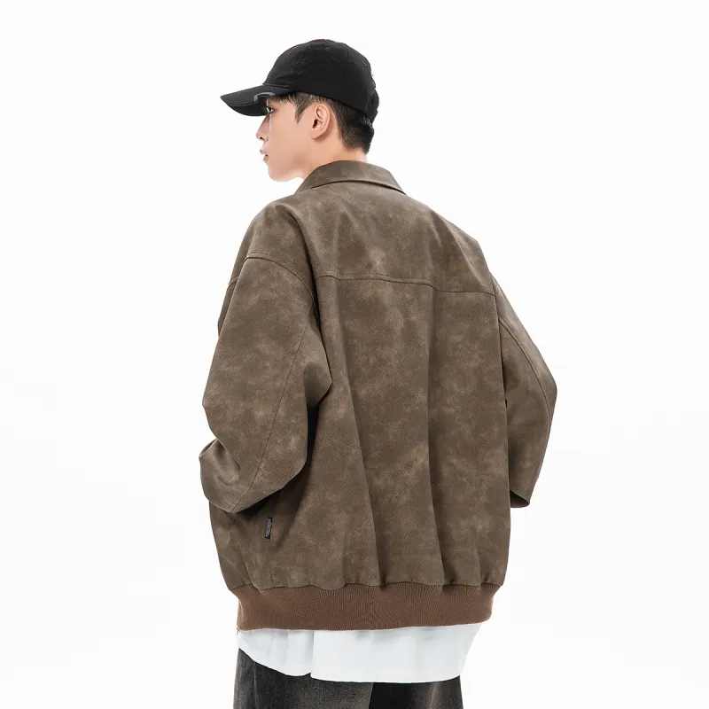Ice Flying Leather Jacket Unisex-15