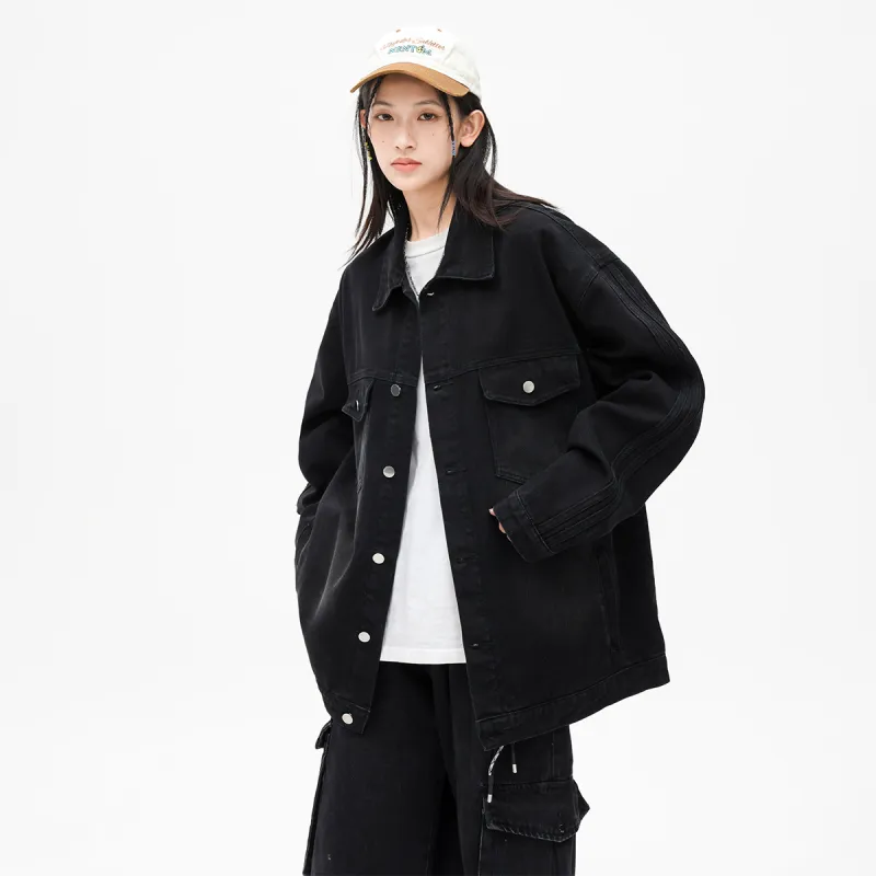 Ice Flying Denim Jackets Unisex-5