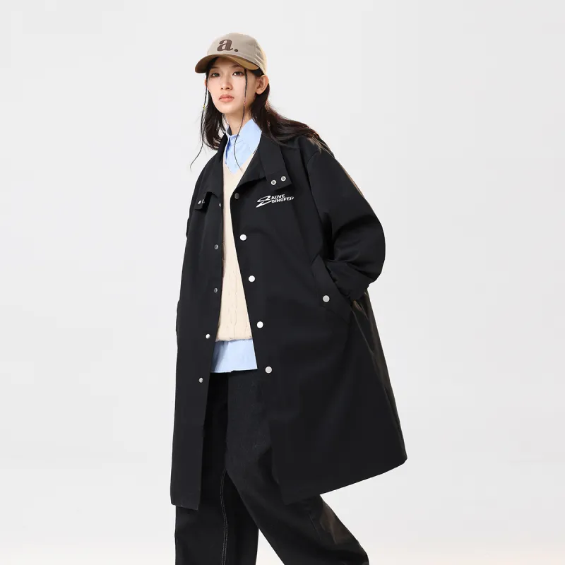 Ice flying Trench Coats Unisex-5