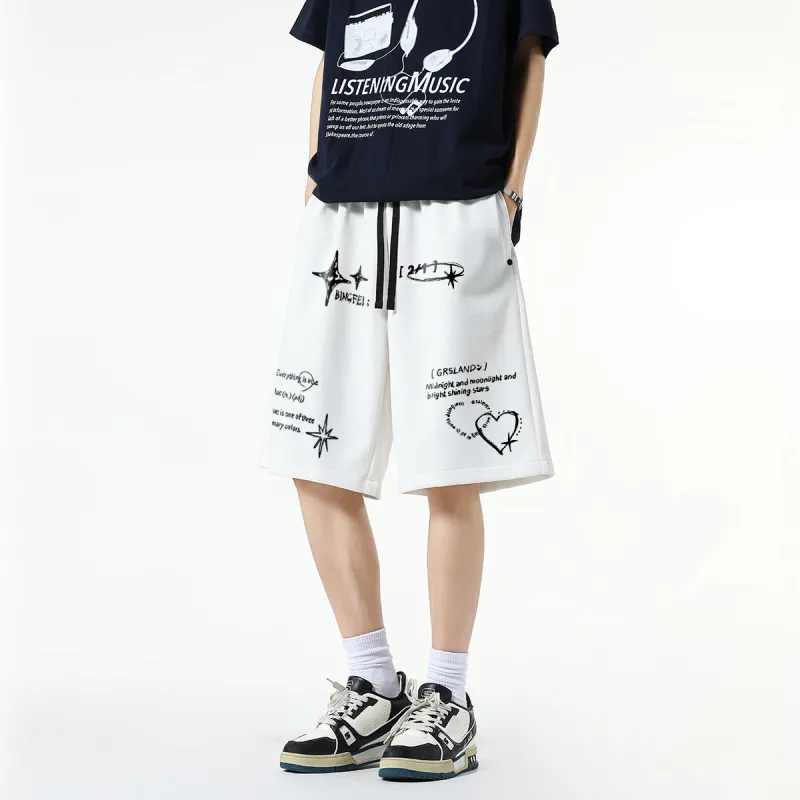 Ice Flying Casual Shorts Unisex-4
