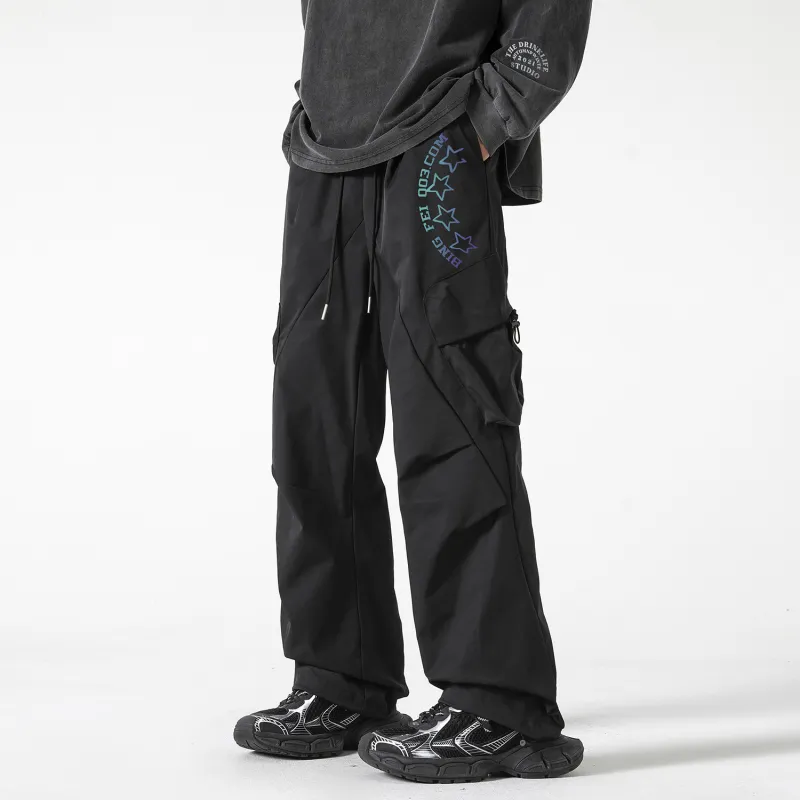 Ice Flying Casual Pants Unisex Thickened And Fleece Lined/Regular-2