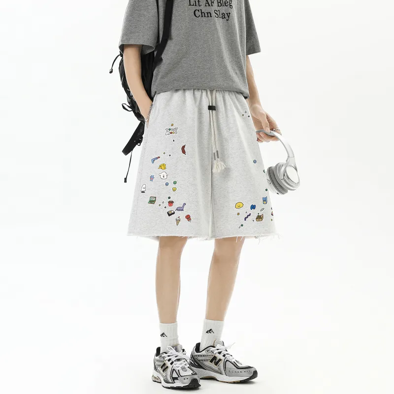 Ice Flying Casual Shorts Unisex-4