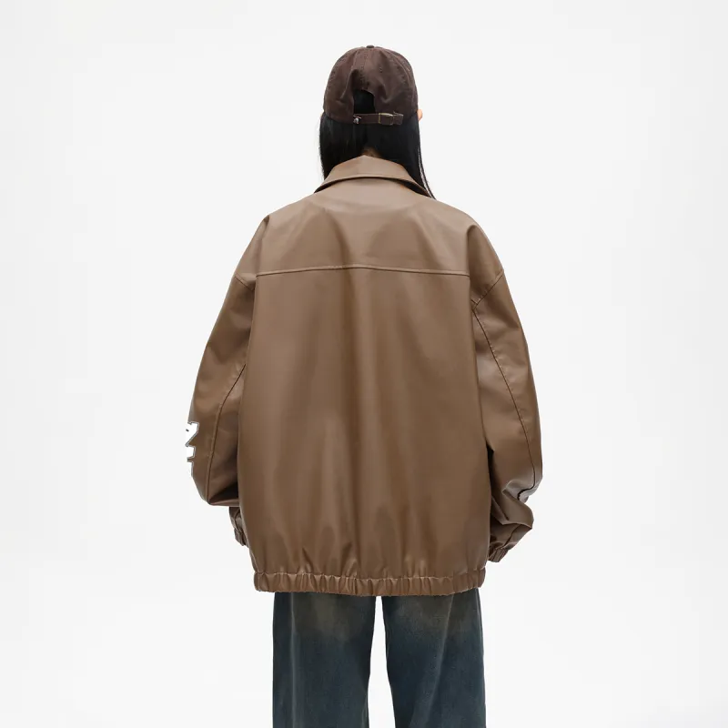 Ice Flying Leather Jacket Unisex-8