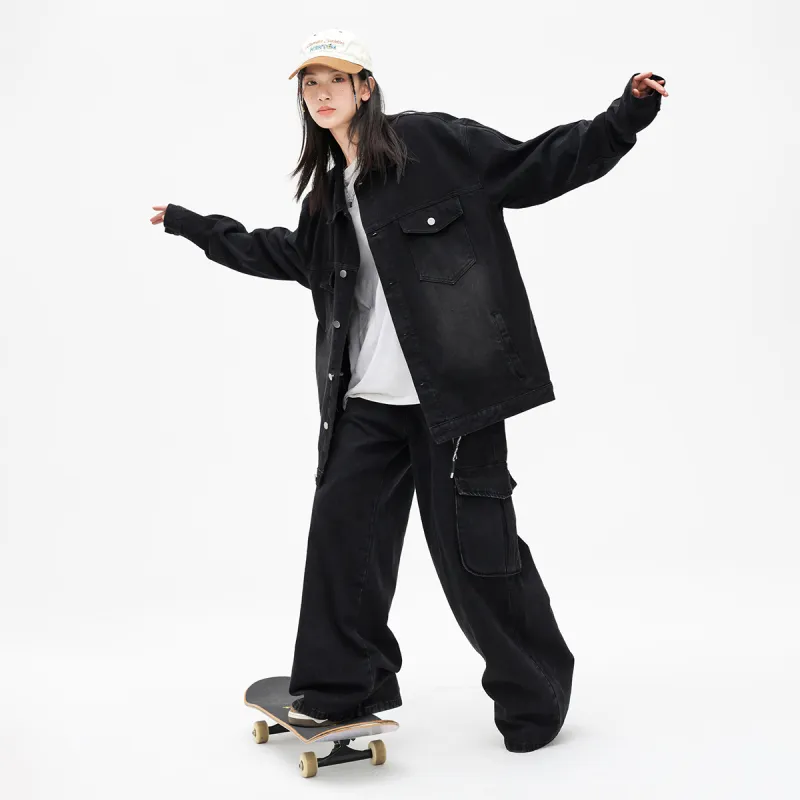 Ice Flying Denim Jackets Unisex-7