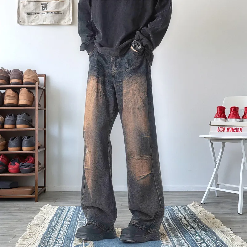 Ice flying Jeans Unisex-2