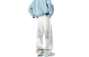 Ice flying Jeans Unisex White