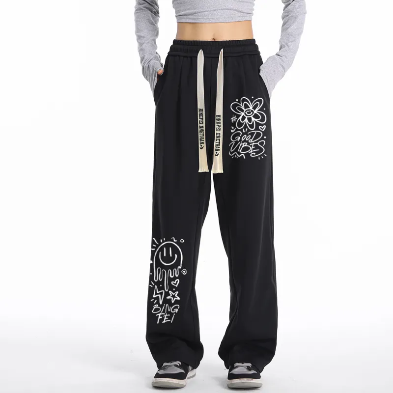 Ice flying Casual Pants Unisex-23