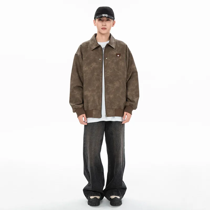 Ice Flying Leather Jacket Unisex-13