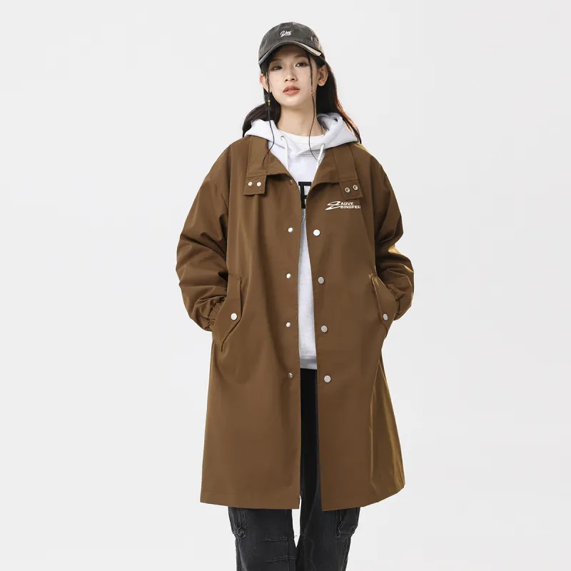 Ice flying Trench Coats Unisex-17
