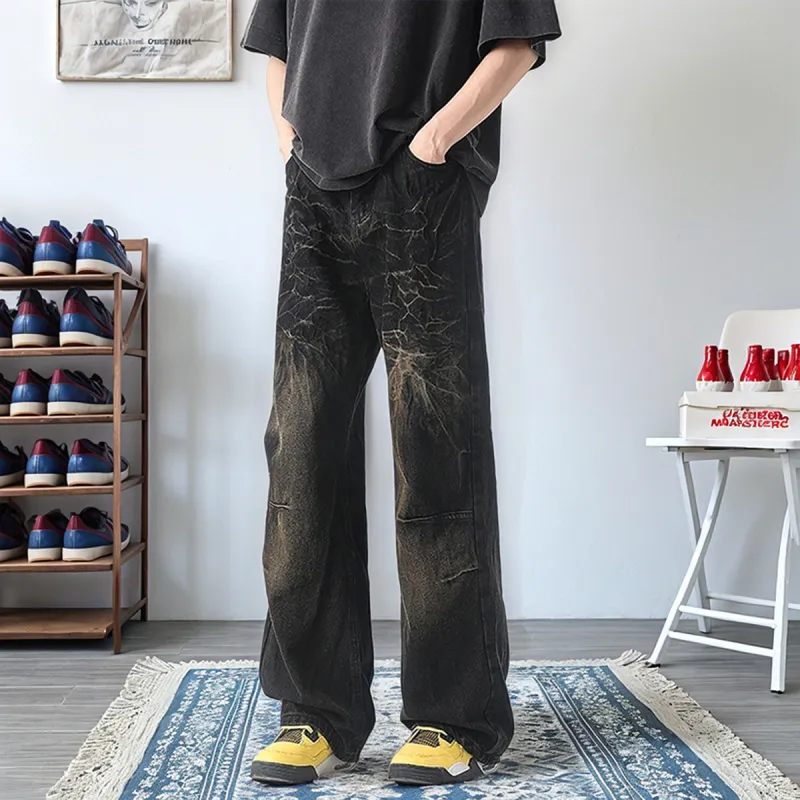 Ice flying Jeans Unisex-13