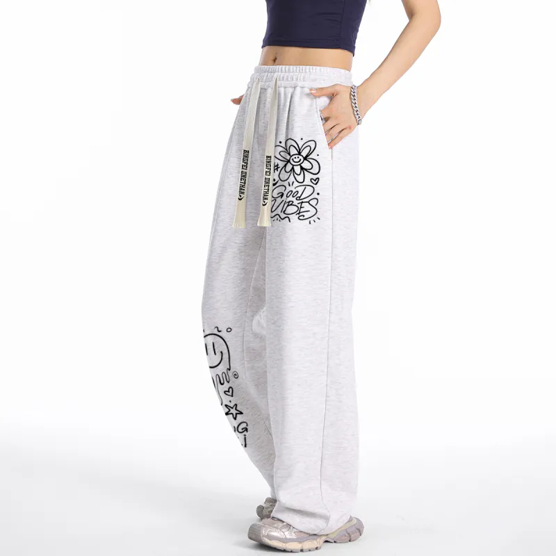 Ice flying Casual Pants Unisex-4