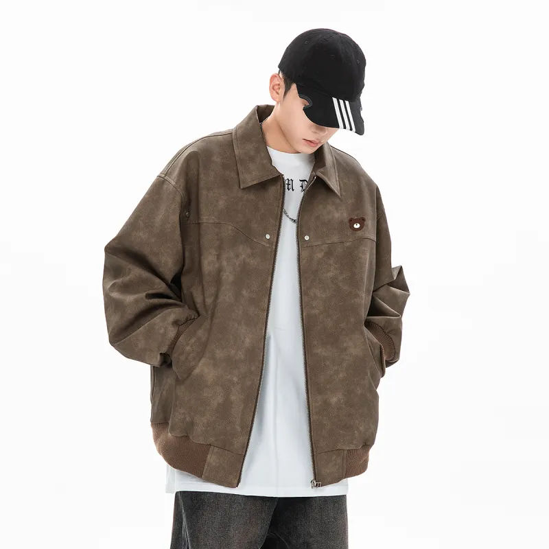 Ice Flying Leather Jacket Unisex-12