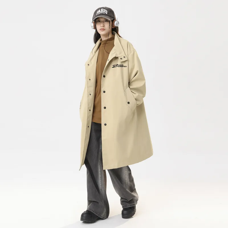 Ice flying Trench Coats Unisex-9