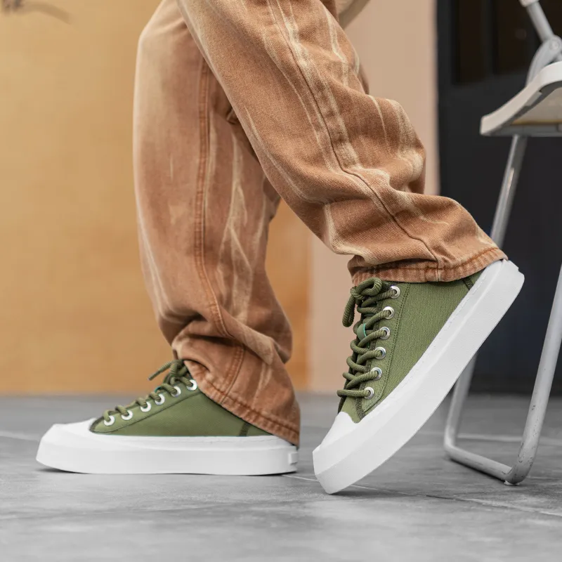 ENRICO COVERI Low Top Canvas Shoes Men's-11