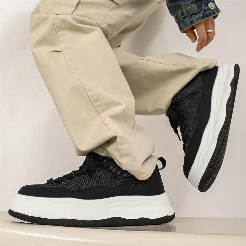 ENRICO COVERI Skateboard Shoes Men Low Top-5