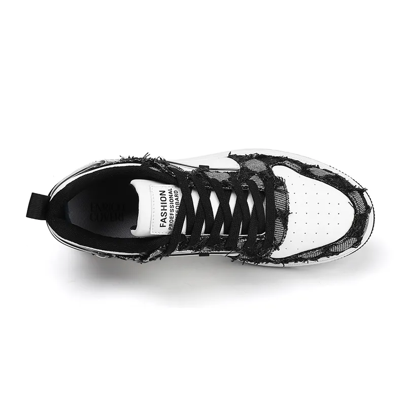 ENRICO COVERI Slip Resistant, Abrasion Resistant, And Balanced Low Top Skateboard Shoes Men's-3