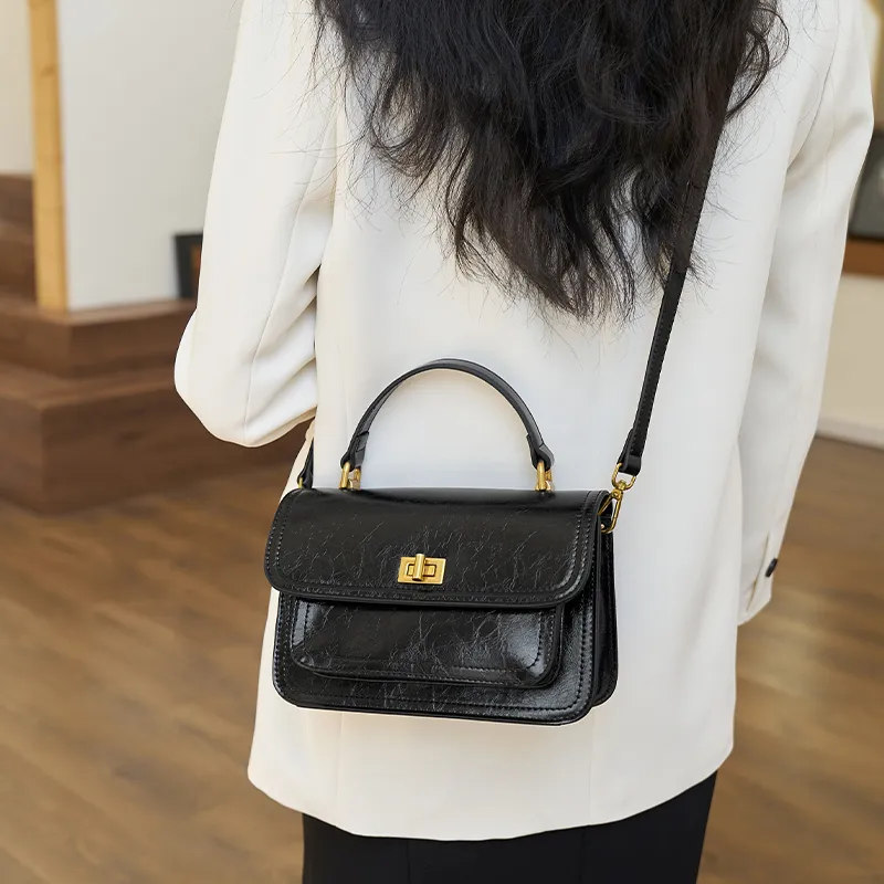 JOSINY Pu Shoulder Bag, Crossbody Bag, Handbag Regular Women's Ecru/Burgundy/Black-12