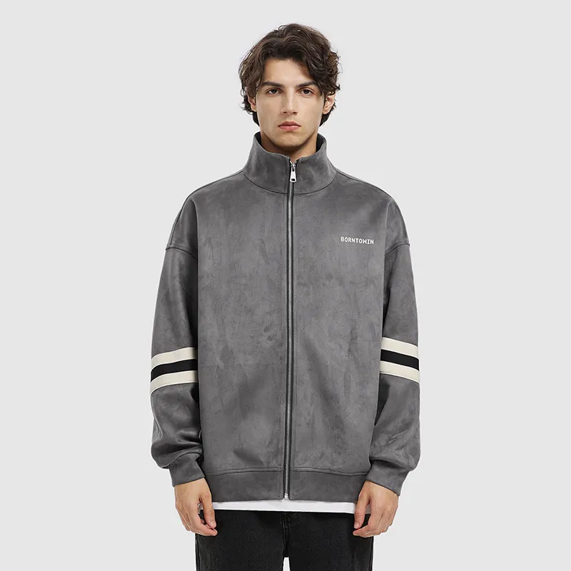 BTW Jackets Unisex Gray-2