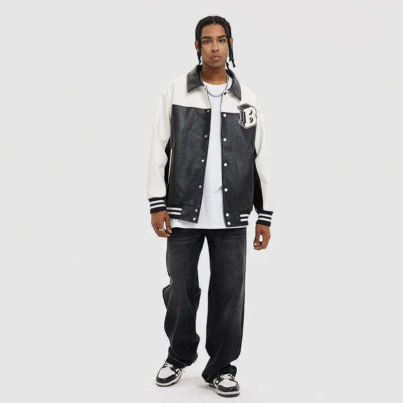 BTW Jackets Unisex Black+Ecru-5