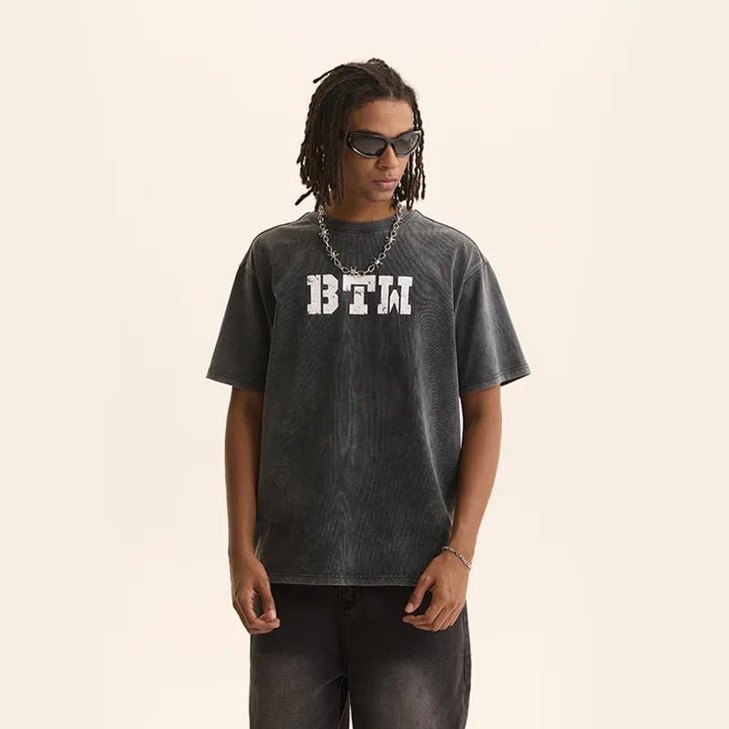 BTW T Shirts Unisex Black-5