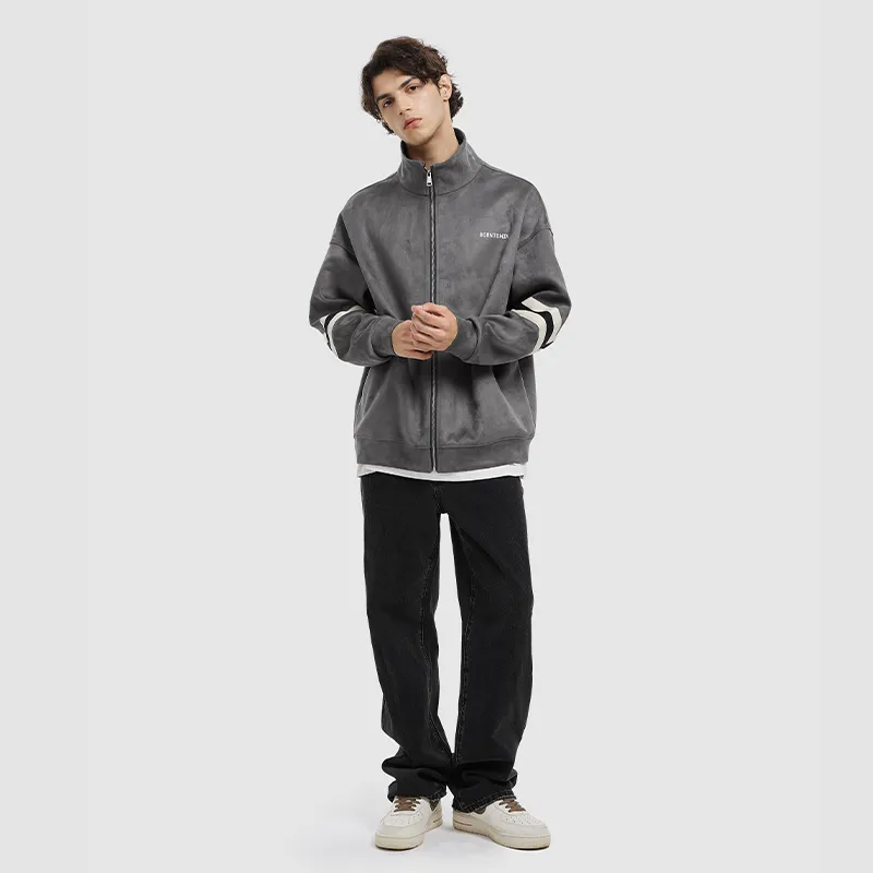 BTW Jackets Unisex Gray-5