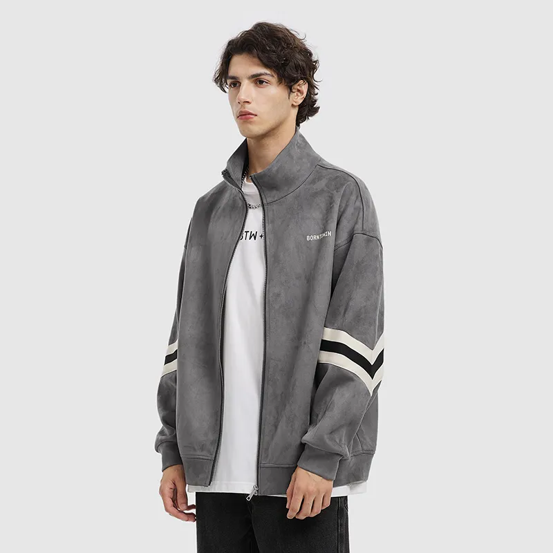 BTW Jackets Unisex Gray-3