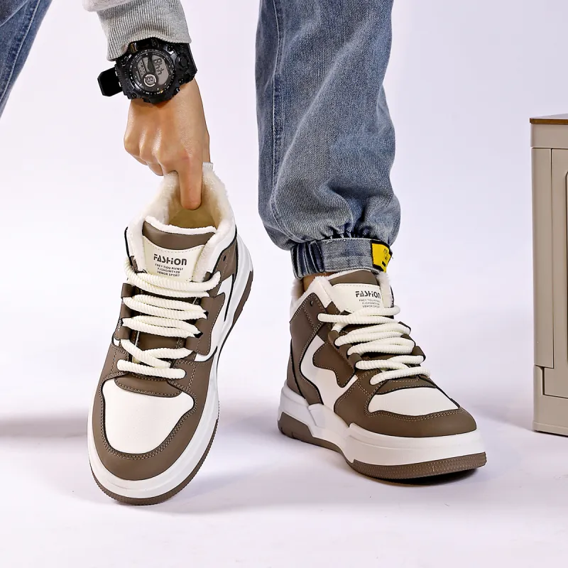 MAKINO Anti-Slip Wear-Resistant High-Top Skateboard Shoes Unisex-14