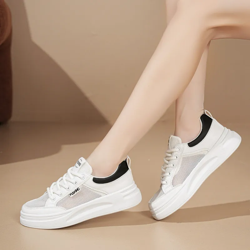 MAKINO Breathable, Slip Resistant, And Abrasion Resistant Low Top Casual Shoes Women's-6