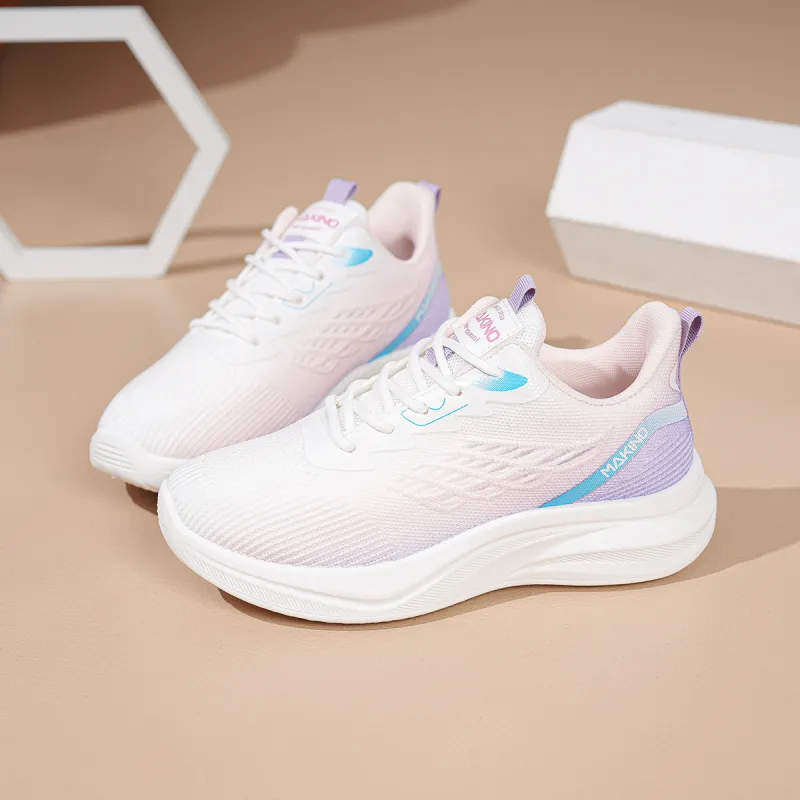 MAKINO Breathable Anti Slip And Wear Resistant Low Top Casual Shoes Women's-2