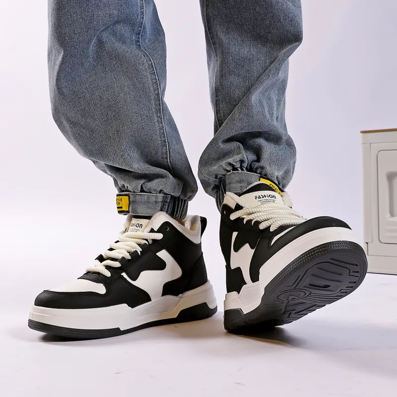 MAKINO Anti-Slip Wear-Resistant High-Top Skateboard Shoes Unisex-7