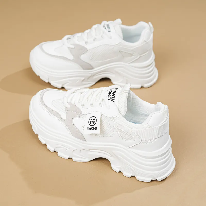 MAKINO Anti-Slip Wear-Resistant Low-Top Chunky Sneakers Women's-7