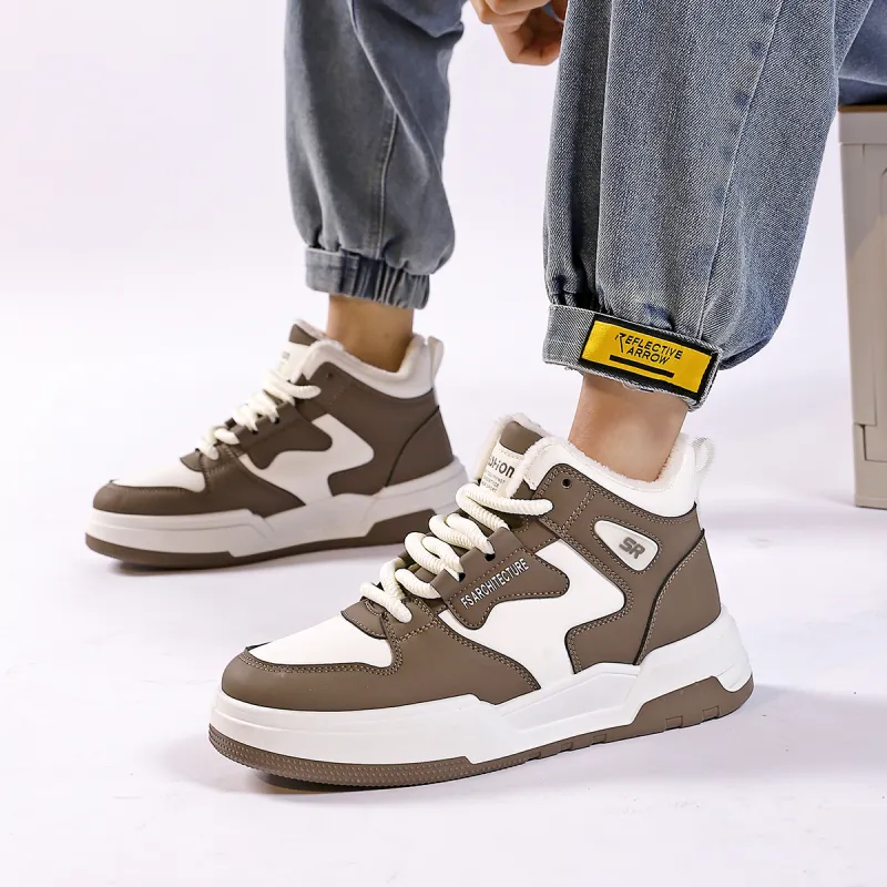 MAKINO Anti-Slip Wear-Resistant High-Top Skateboard Shoes Unisex-16