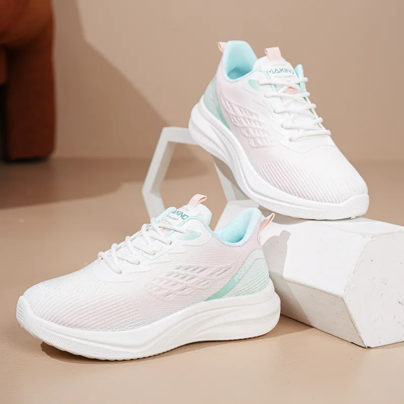 MAKINO Breathable Anti Slip And Wear Resistant Low Top Casual Shoes Women's-5