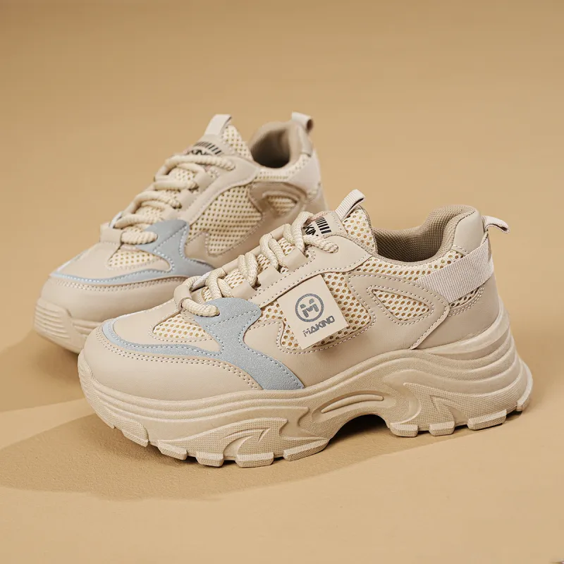 MAKINO Anti-Slip Wear-Resistant Low-Top Chunky Sneakers Women's-10
