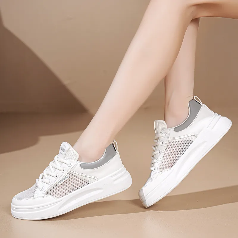 MAKINO Breathable, Slip Resistant, And Abrasion Resistant Low Top Casual Shoes Women's-3