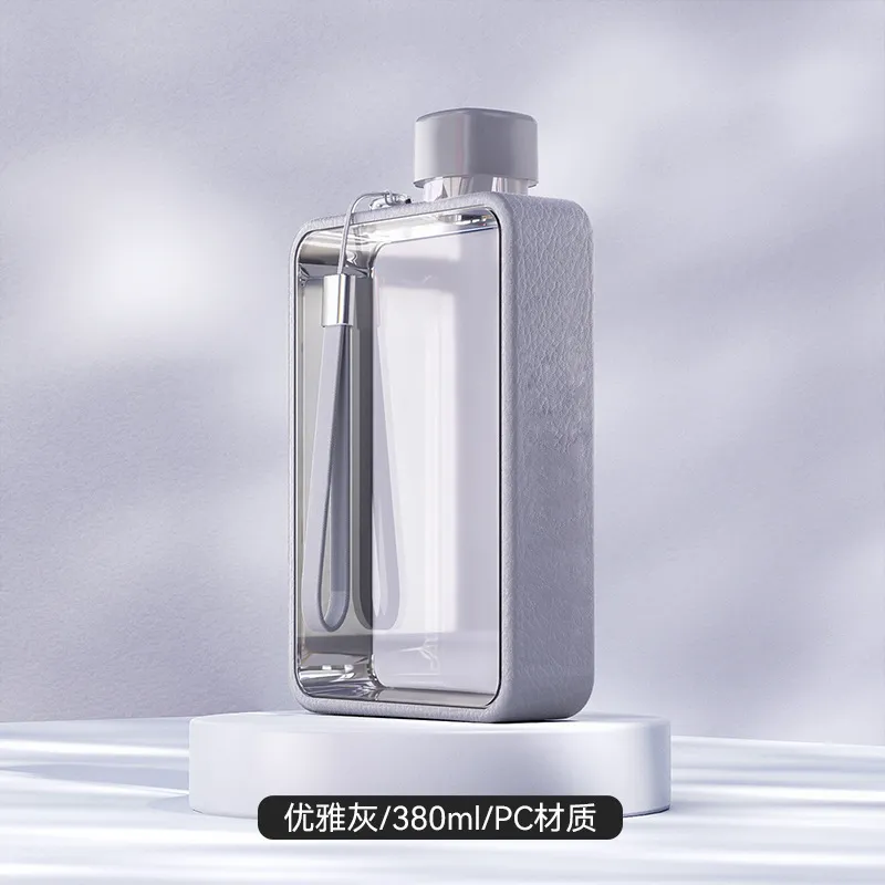 Under Outdoor Water Equipment Water Container 380ML Sports Fitness Pc Tritan TPU Silicone-15