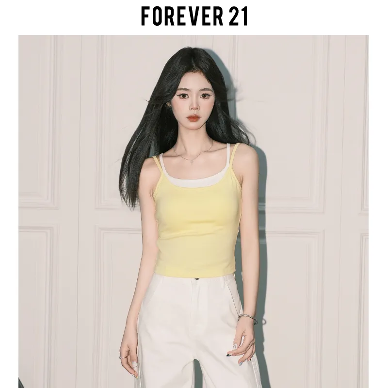 FOREVER 21 Camisole Women's Yellow-2