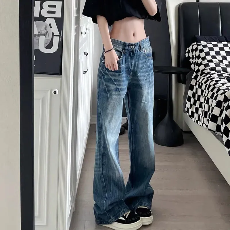FOREVER 21 Jeans Unisex Vintage Blue-3
