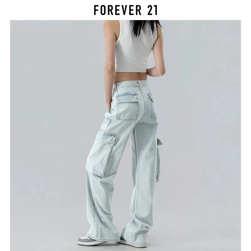 FOREVER 21 Jeans Women's Light Blue-4