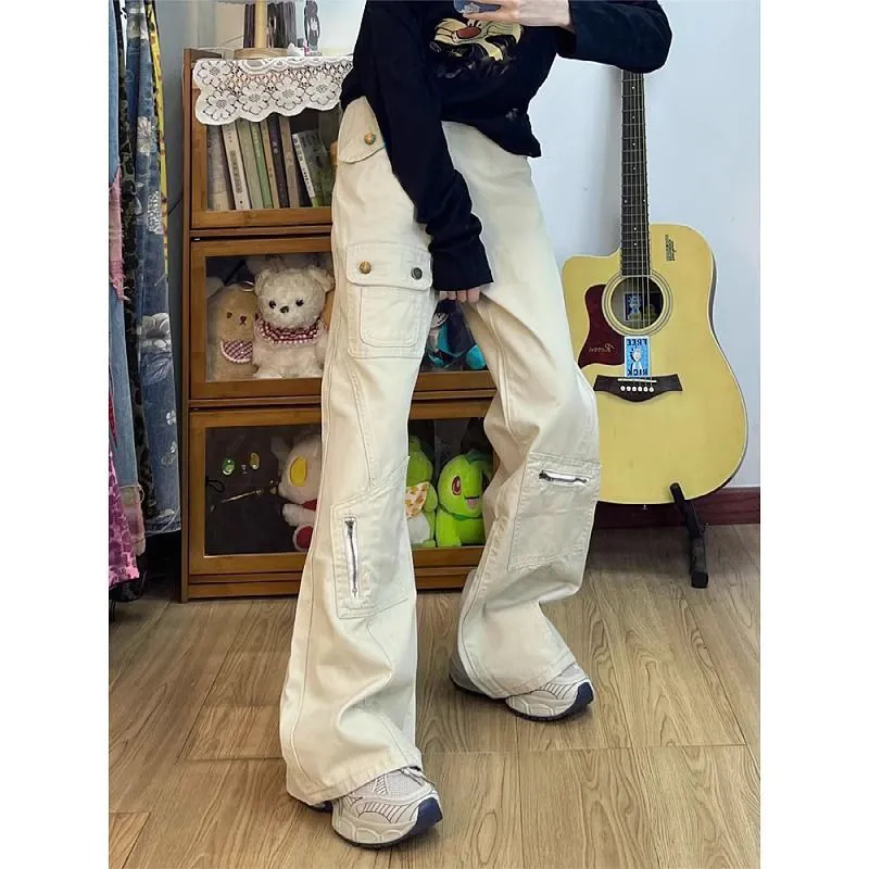 FOREVER 21 Jeans Unisex Apricot-4