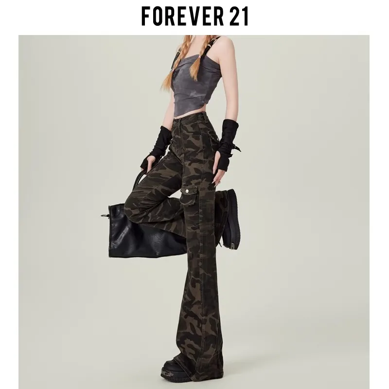 FOREVER 21 Jeans Women's Camouflage-3