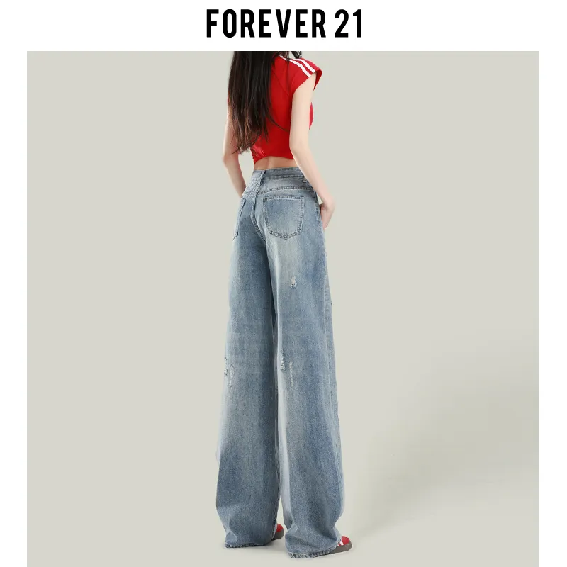 FOREVER 21 Jeans Women's Light Blue-11