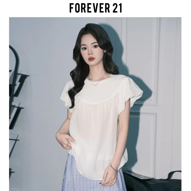 FOREVER 21 Shirts Women's White-6